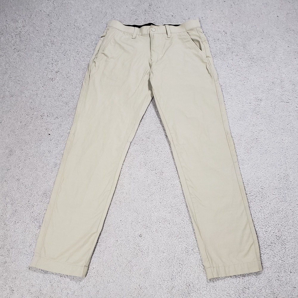 AMERICAN EAGLE Men Pants 30x29 Tan Slim Straight Flex Khaki Tech Chino Golf Work